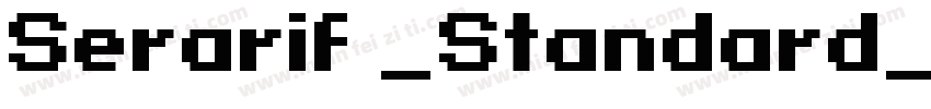 Serarif _Standard_Re字体转换